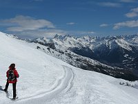 Escursione con ciaspole sulle nevi dei Campelli di Schilpario da Fondi fino al Passo di Campelli il 26 febb 09- FOTOGALLERY